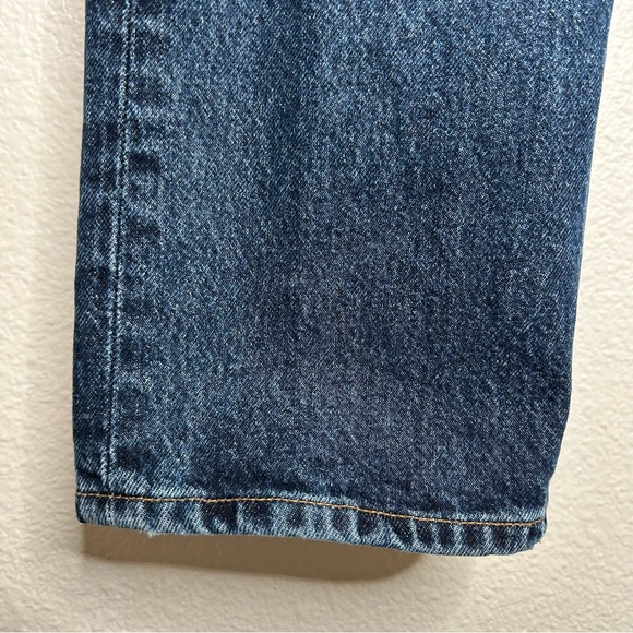 Agolde 90's Pinch Waist High Rise Straight Jeans in Pendulum 25 - Picture 8 of 14